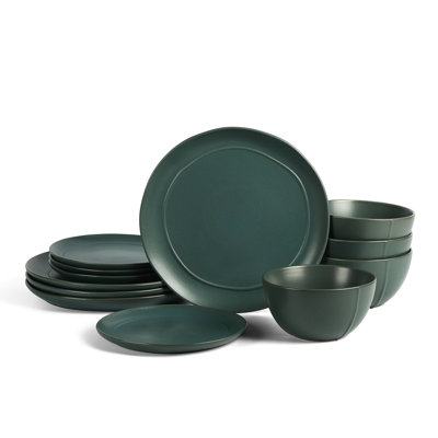 Earth & Clay Hazel 12-Piece Dinnerware Set Stoneware & Reviews